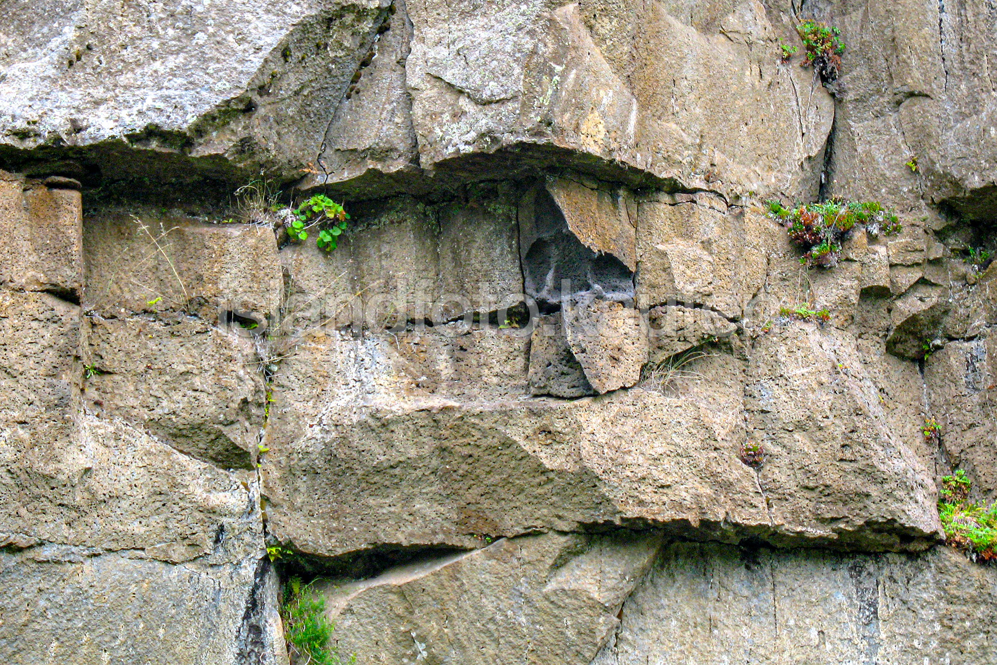 Blick auf eine interssante Steinformation